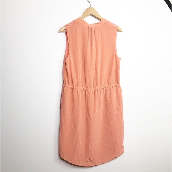 CYNTHIA Rowley, peach silk mini dress - Picture 6 of 8